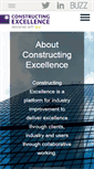 Mobile Screenshot of constructingexcellence.org.uk