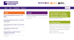 Desktop Screenshot of hertsandbeds.constructingexcellence.org.uk