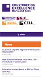 Mobile Screenshot of hertsandbeds.constructingexcellence.org.uk